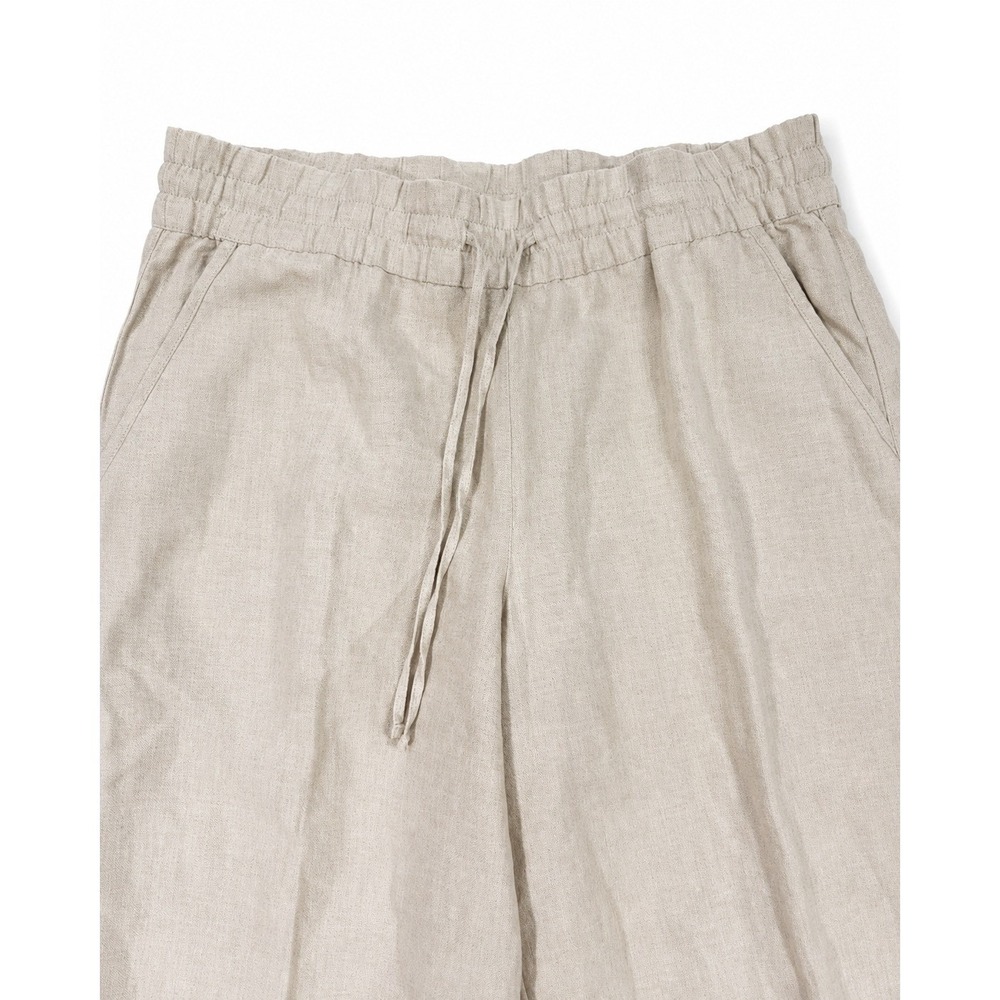 Tommy Bahama 100% Linen Pull On Pants Womens Medium Natural Tan Pockets Summer - Picture 7 of 14